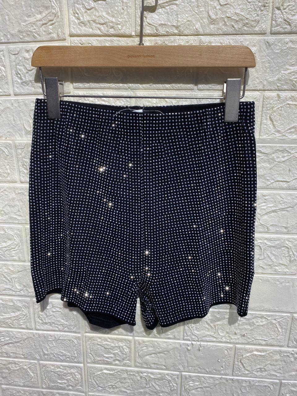 Pantaloncino con strass